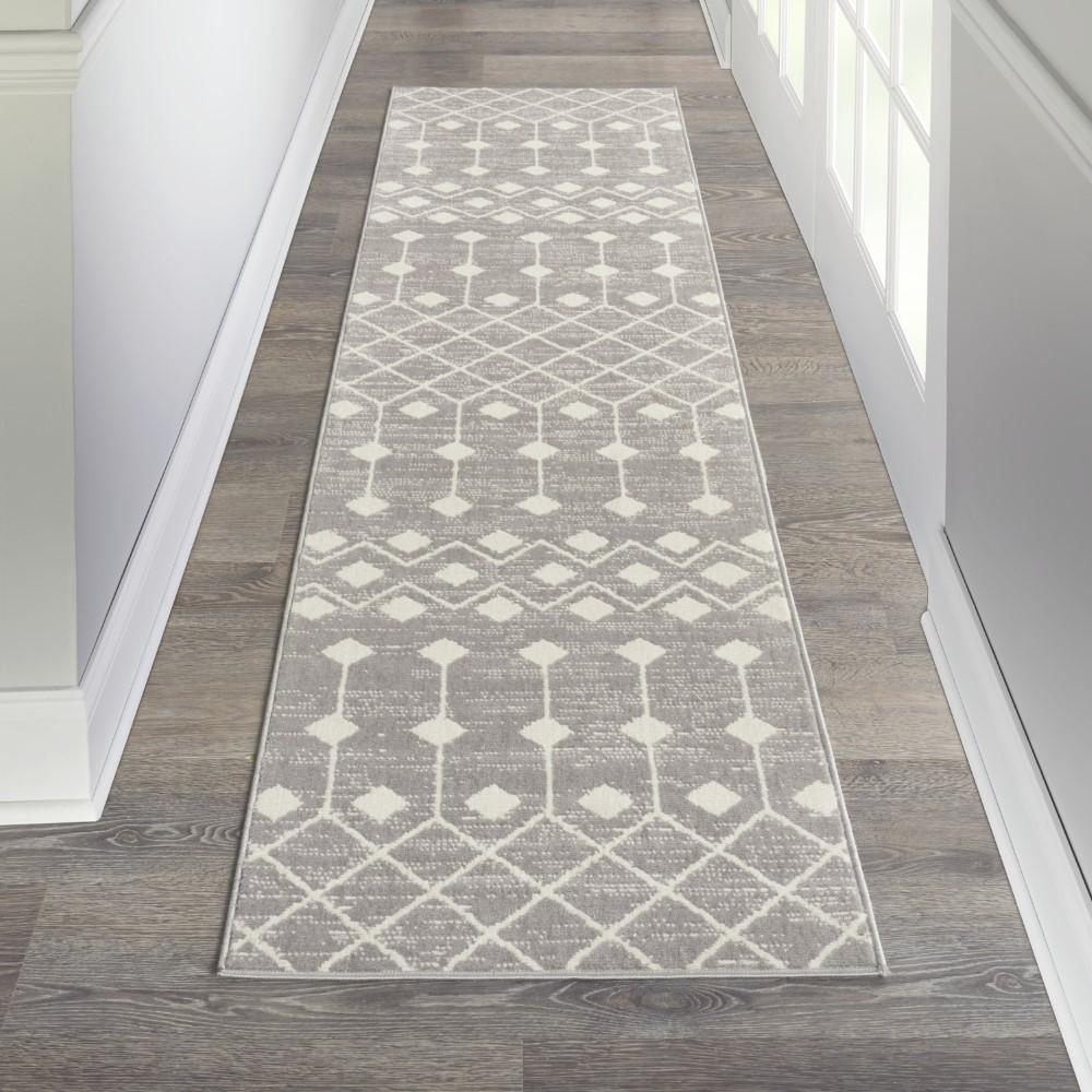 Nourison - Grafix 23in x 12 Bone Area Rug - GRF37-99446126016 veiw 2