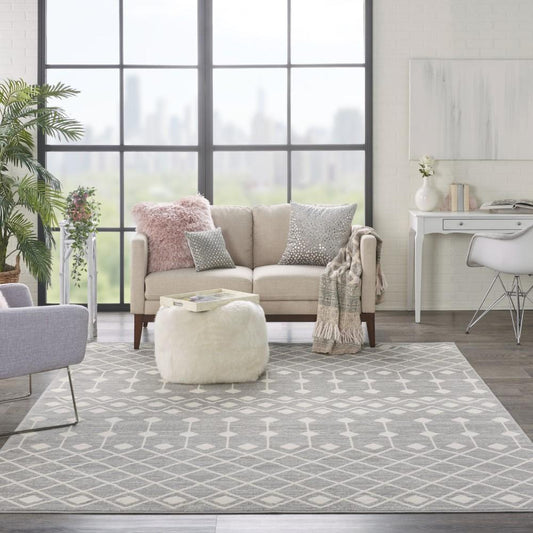 Nourison - Grafix 710in x 910in Bone Area Rug - GRF37-99446753410 veiw 2