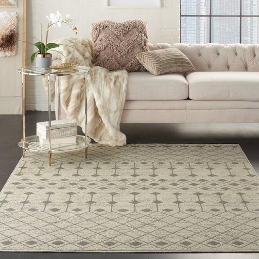 Nourison - Grafix 39in x 59in Ivory Area Rug - GRF37-99446753151 veiw 2