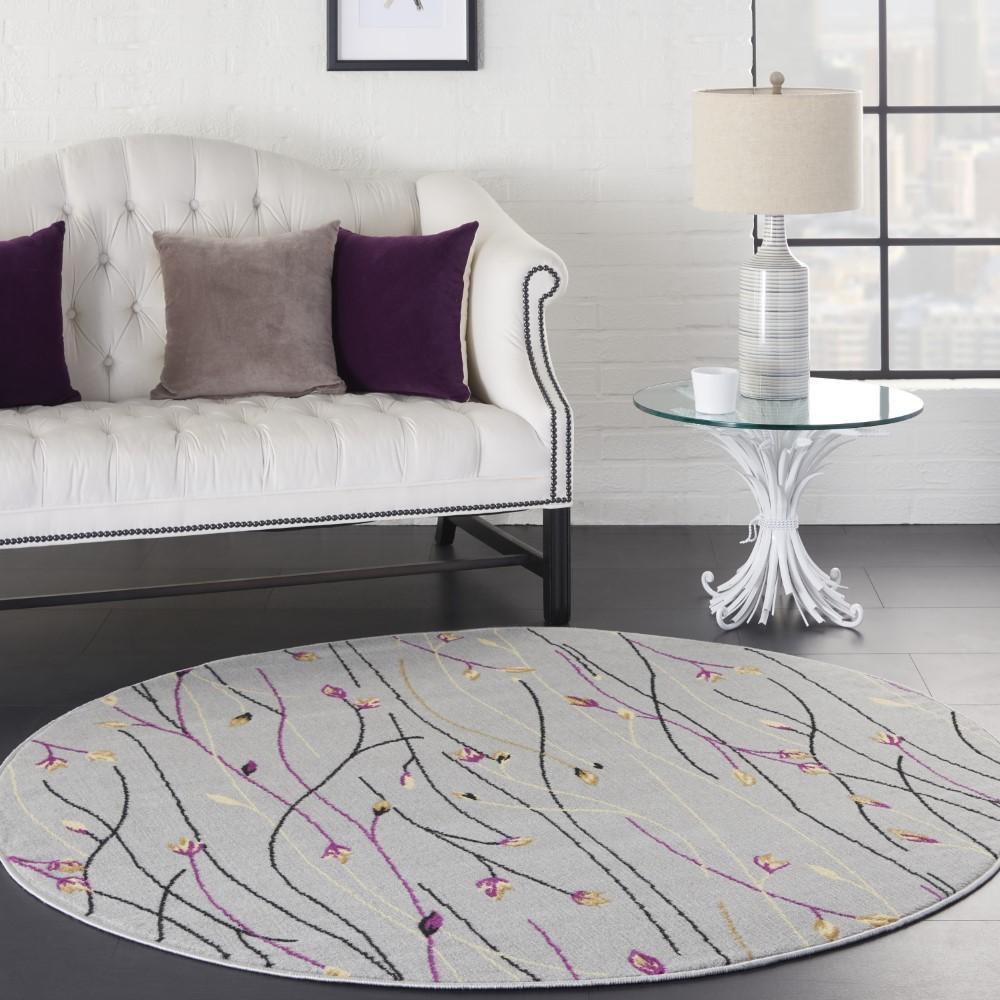 Nourison - Grafix 53in x Round Area Rug - GRF15-99446729613 veiw 2
