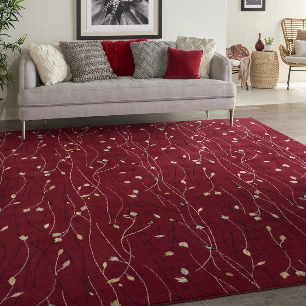Nourison - Grafix GRF15 Red 86in x 12 Area Rug - GRF15-99446810403 veiw 2
