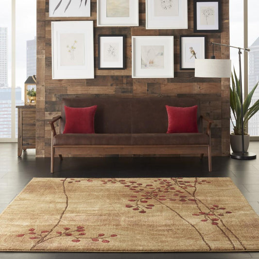 Nourison - Somerset ST74 Brown 67in x Square Rug - ST74-99446331687 veiw 2