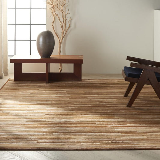 Calvin Klein - Home Prairie PRA1 Brown 10x14 Rug - PRA1-99446296757_CLOSEOUT veiw 2