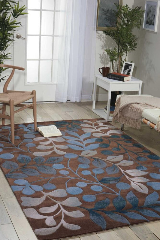 Nourison - Contour CON02 Brown 5 x 76in Area Rug - CON02-99446045881 veiw 2