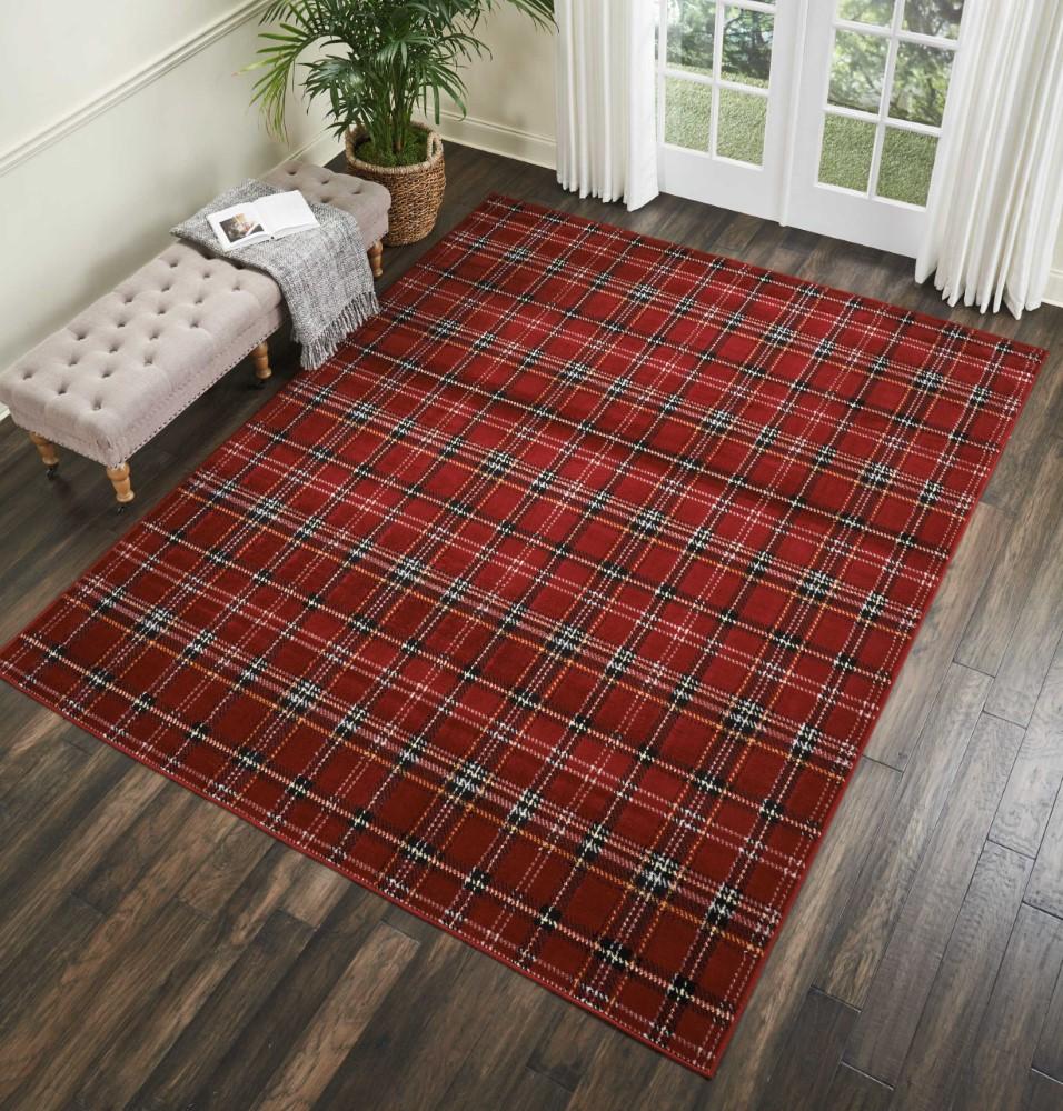 Nourison - Grafix GRF03 Red 710in x 910in Large Rug - GRF03-99446394736 veiw 2