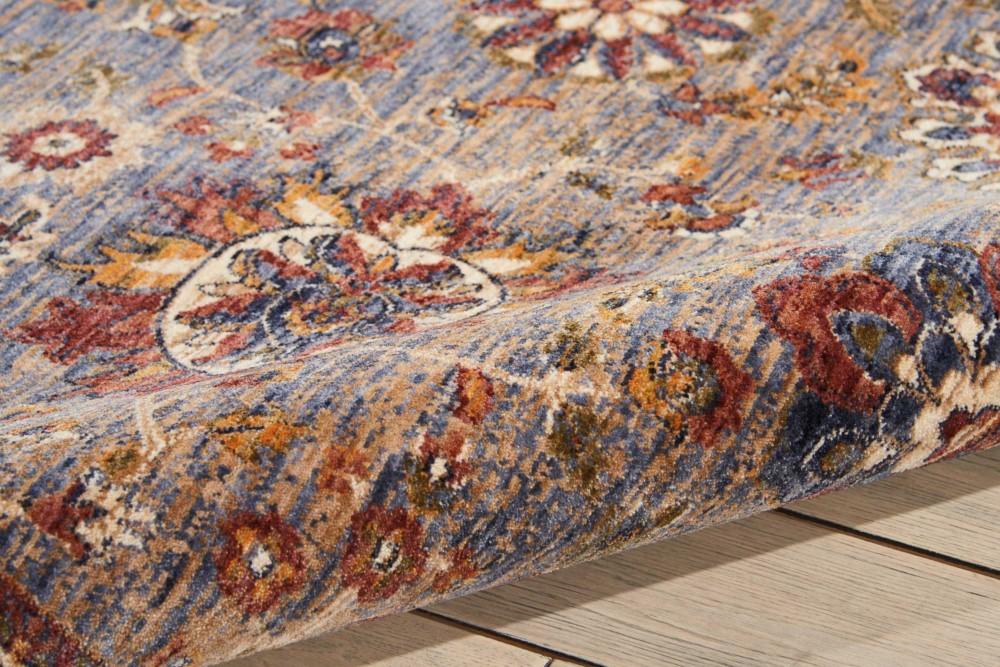 Nourison - Lagos LAG04 Light Blue Multicolor 53in x 76in Area Rug - LAG04-99446390790_CLOSEOUT veiw 2