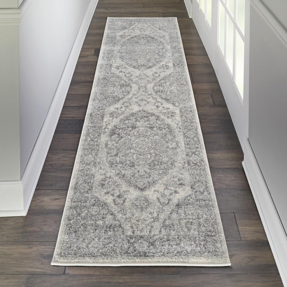 Nourison - Tranquil TRA05 Ivory/Bone 23in x 73in Hallway Rug - TRA05-99446485021 veiw 2
