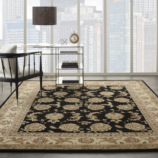 Nourison - 2000 86in x 116in Black Area Rug - 2022-99446720801 veiw 2