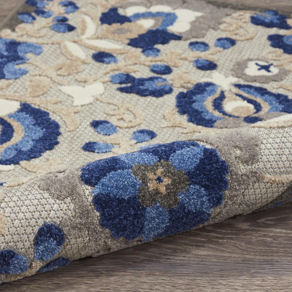 Nourison - Aloha 7x10 Blue Patio Area Rug - ALH17-99446739254 veiw 3