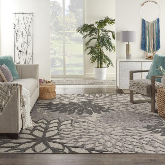 Nourison - Aloha 7x10 Silver Grey Area Rug - ALH05-99446779311 veiw 2