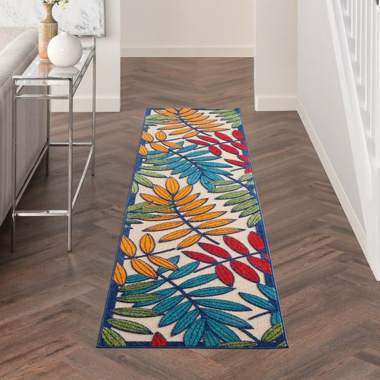 Nourison - Aloha ALH18 Multicolor 23in x 10 Indoor-outdoor Rug - ALH18-99446086952 veiw 2