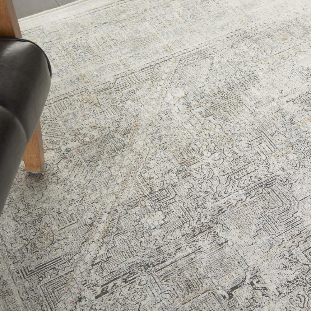 Nourison - Starry Nights 8 x 10 Cream and Grey Vintage Area Rug - STN02-99446737526 veiw 3
