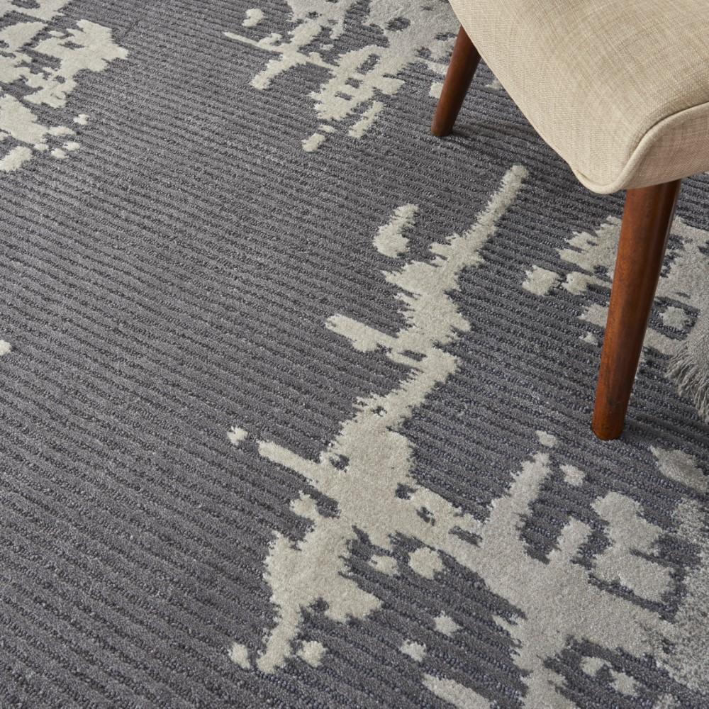 Nourison - Symmetry SMM02 Ivory and Bone 53in x 79in Area Rug - SMM02-99446495372 - CLOSEOUT veiw 3