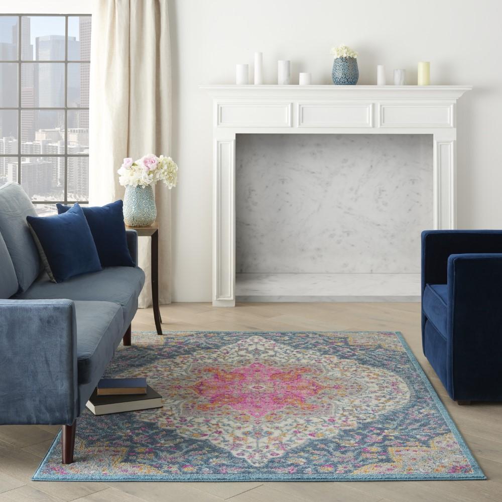 Nourison - Passion 53in x 73in Multicolor Area Rug - PSN39-99446781123 veiw 2