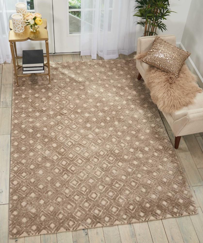 Nourison - Deco Mod DEC02 Taupe 39in x 59in Area Rug - DEC02-99446398123_CLOSEOUT veiw 2