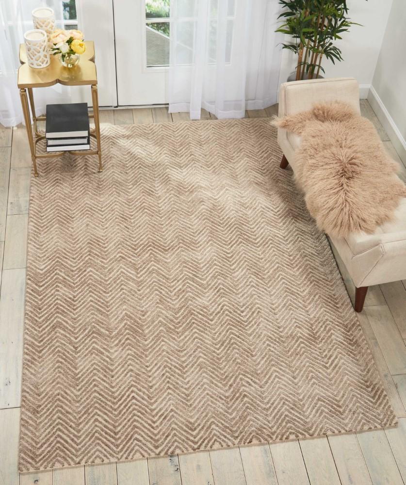 Nourison - Deco Mod DEC03 Taupe 39in x 59in Area Rug - DEC03-99446400284_CLOSEOUT veiw 2