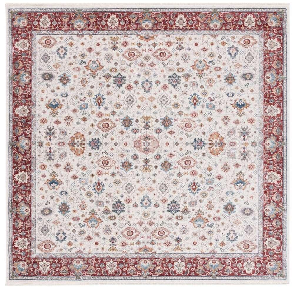 Lauren Ralph Lauren - Milltown Rug - 6-7in X 6-7in Square - Ivory / Blue Rust veiw 1