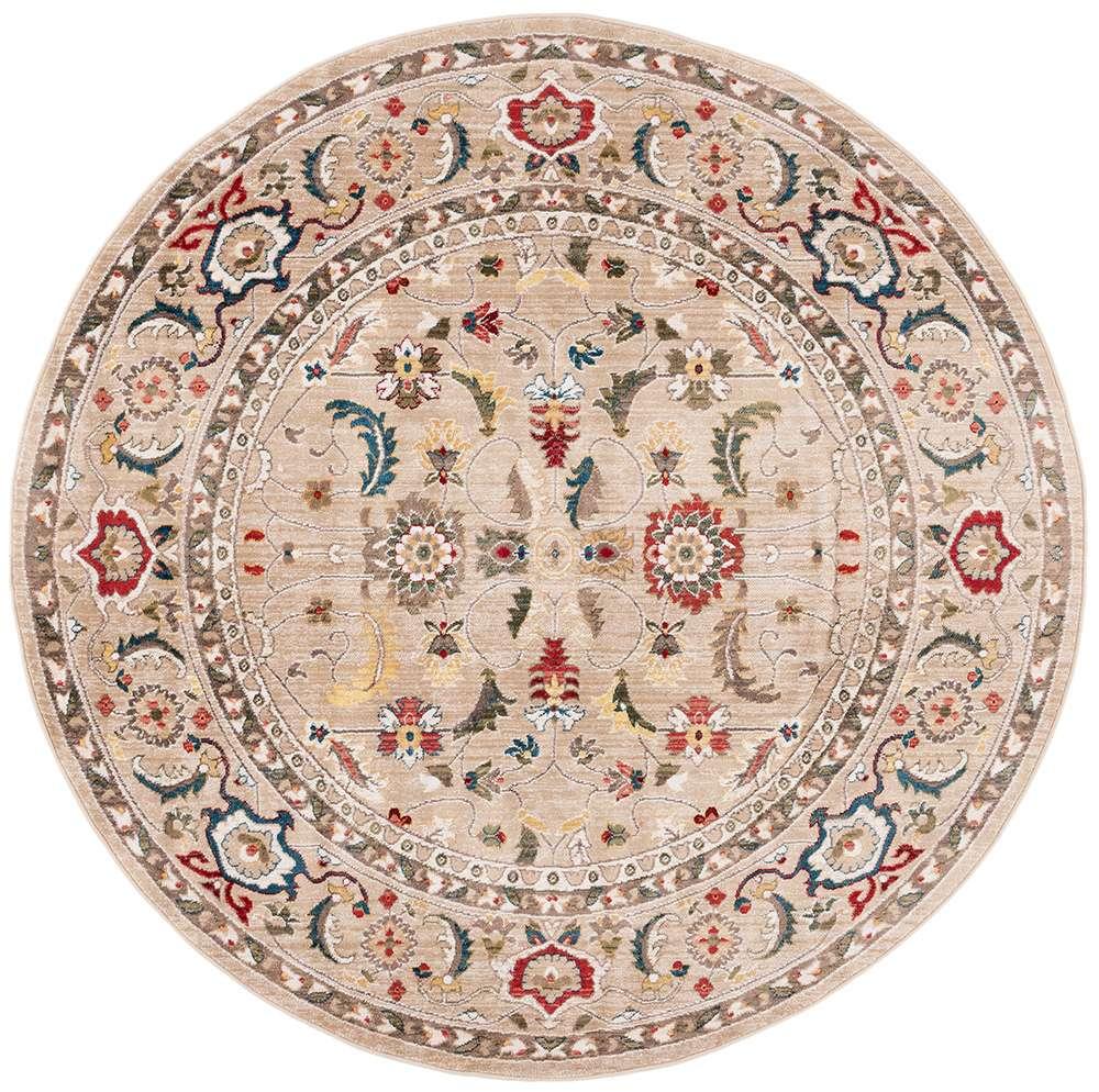 Lauren Ralph Lauren - Tristan Rug - 6-7in X 6-7in Round - Beige / Multi veiw 1