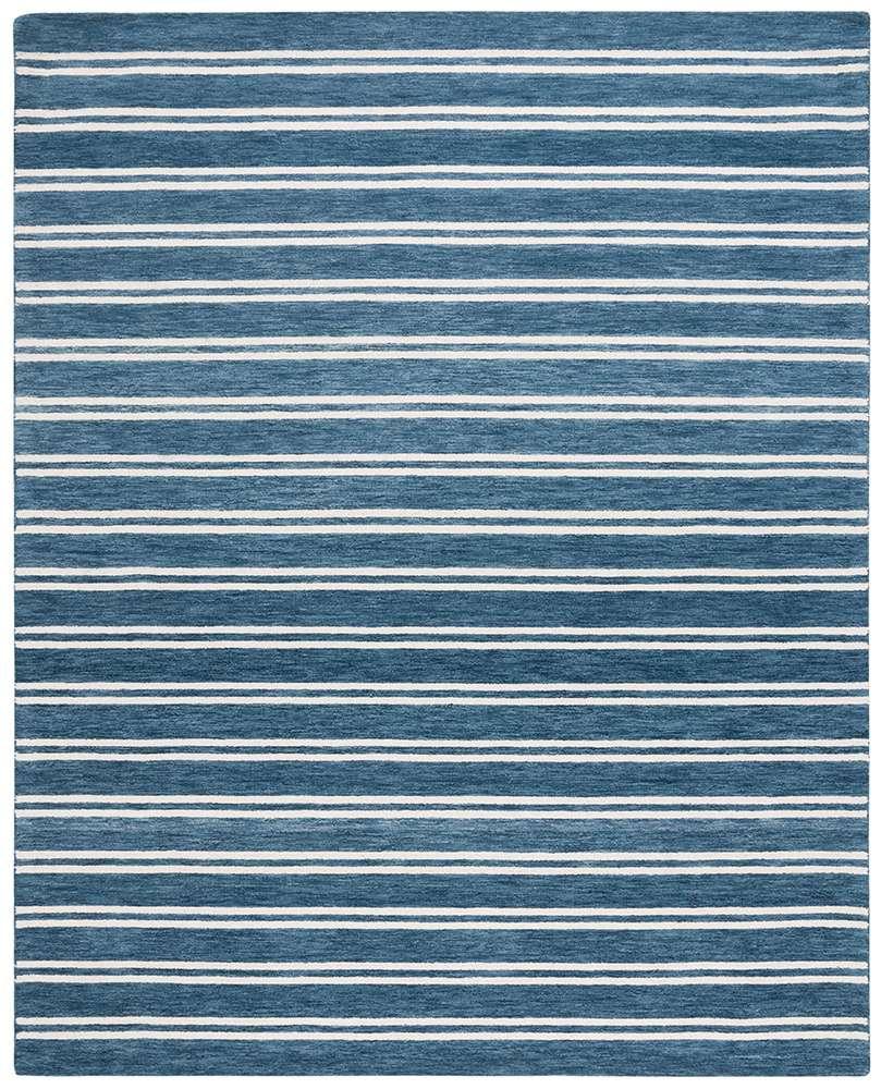 Lauren Ralph Lauren - Starboard Stripe Rug - 8 X 10 - Blue / Ivory veiw 1