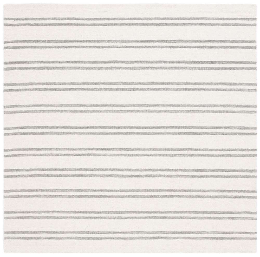 Lauren Ralph Lauren - Starboard Stripe Rug - 6 X 6 Square - Ivory / Grey veiw 1