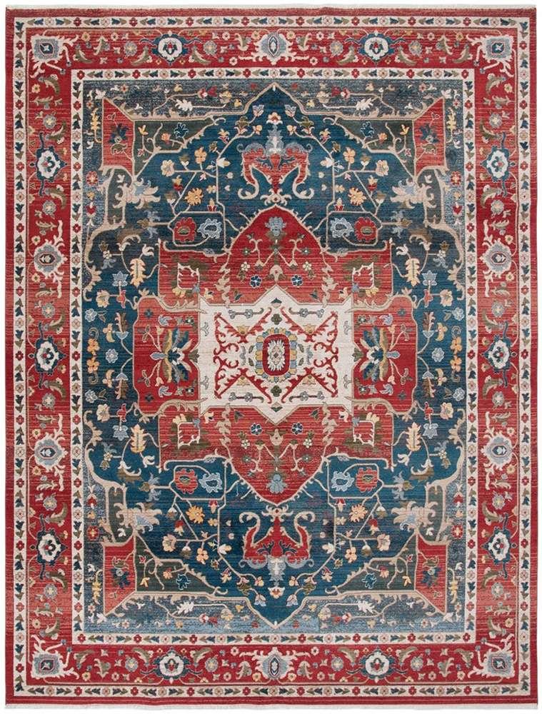 Lauren Ralph Lauren - Camille Rug - 10 X 13 - Red / Navy veiw 1