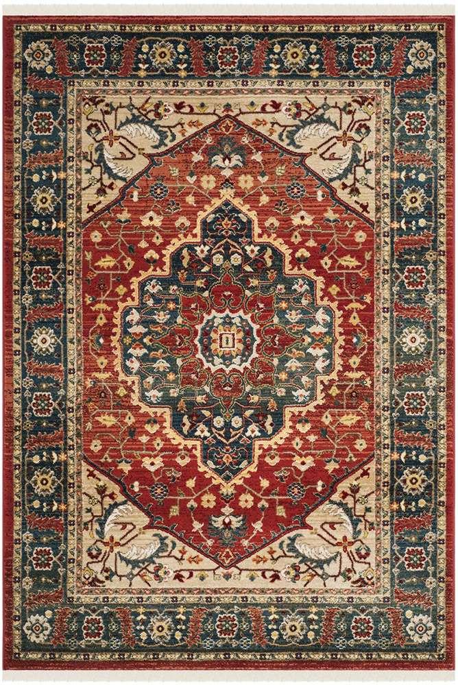 Lauren Ralph Lauren - Chloe Rug - 6 X 9 - Red / Navy veiw 1