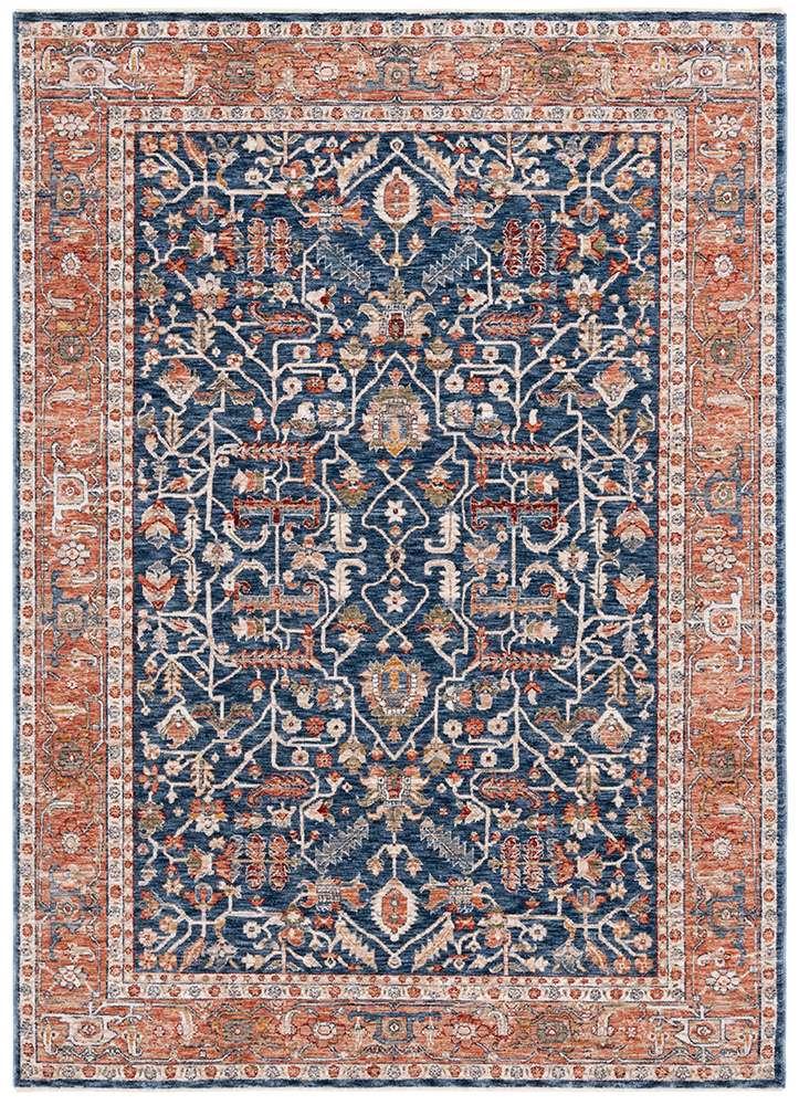 Lauren Ralph Lauren - Darcy Rug - 5-3in X 7-6in - Navy / Beige veiw 1