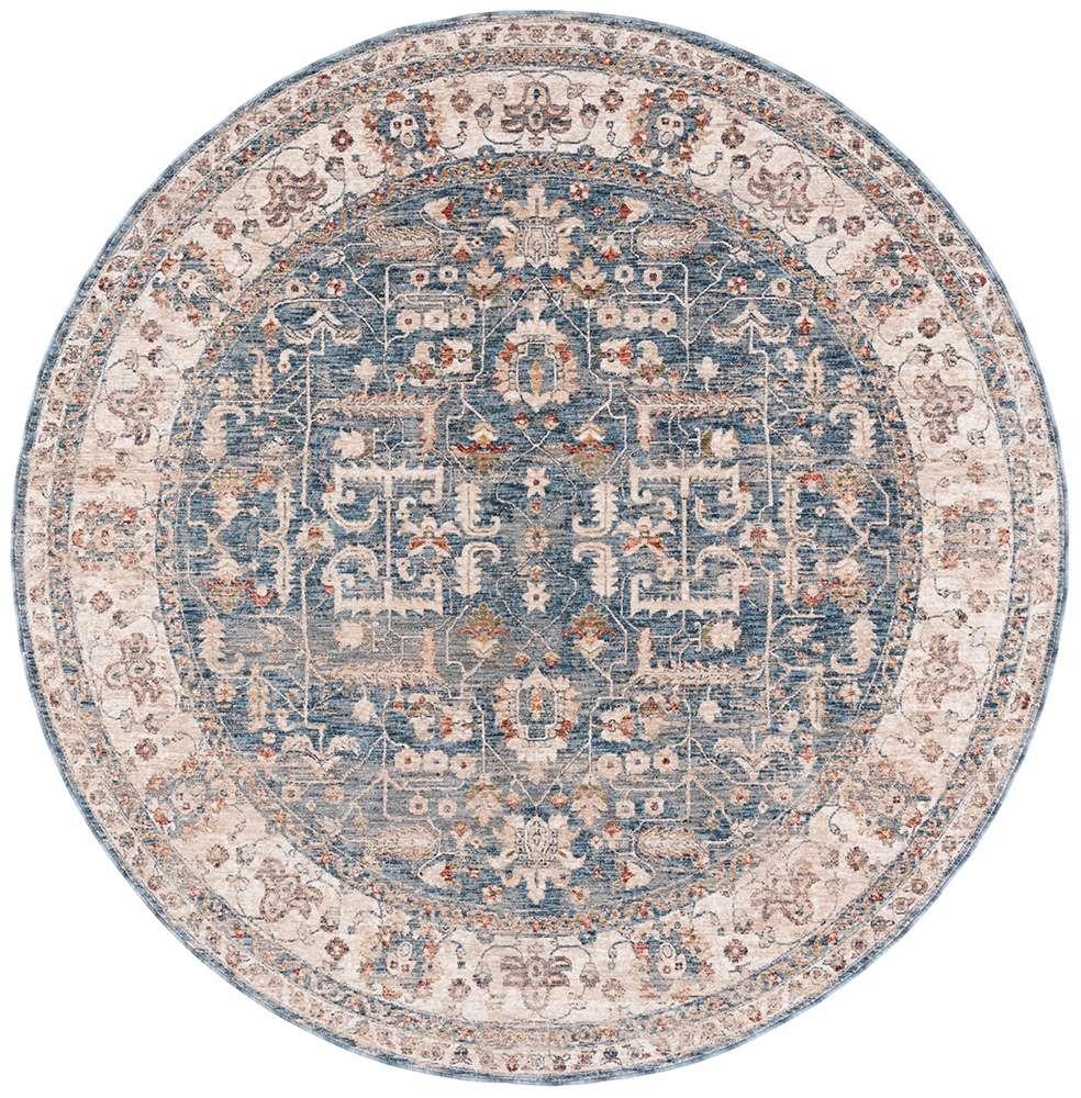 Lauren Ralph Lauren - Sidney Rug - 6-7in X 6-7in Round - Light Blue / Ivory veiw 1