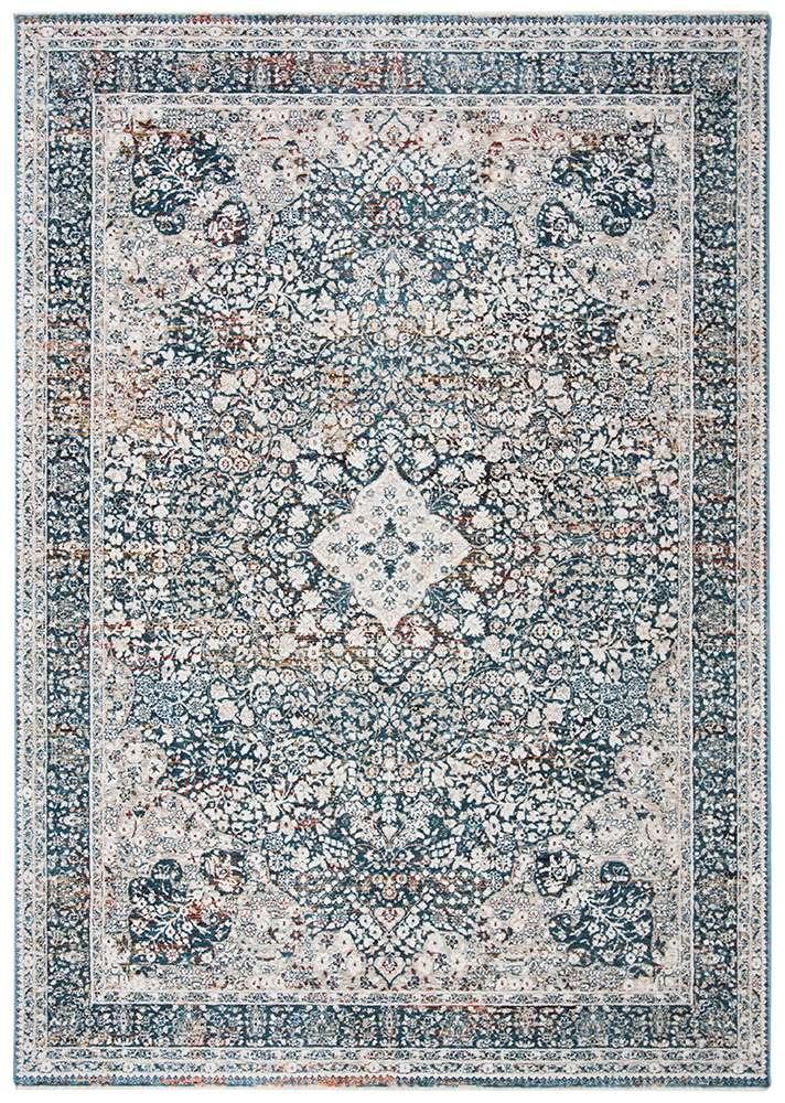 Lauren Ralph Lauren - Fleur Rug - 5-3in X 7-6in - Ivory / Blue veiw 1
