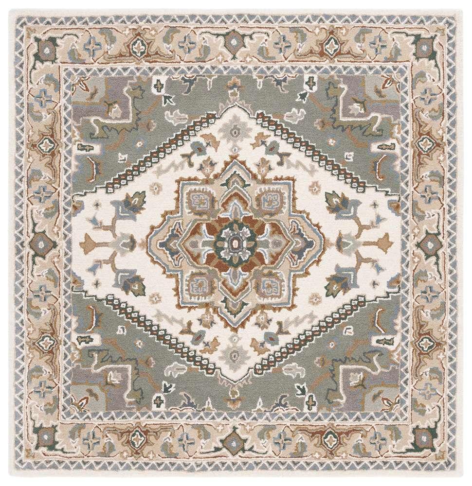 Lauren Ralph Lauren - Preston Rug - 6 X 6 Square - Ivory / Navy veiw 1