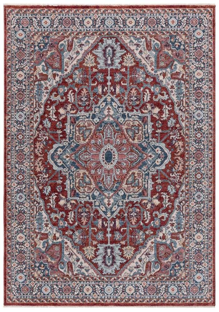 Lauren Ralph Lauren - 1411 Rug - 2-0in x 8-0in - Red / Blue Ivory veiw 1