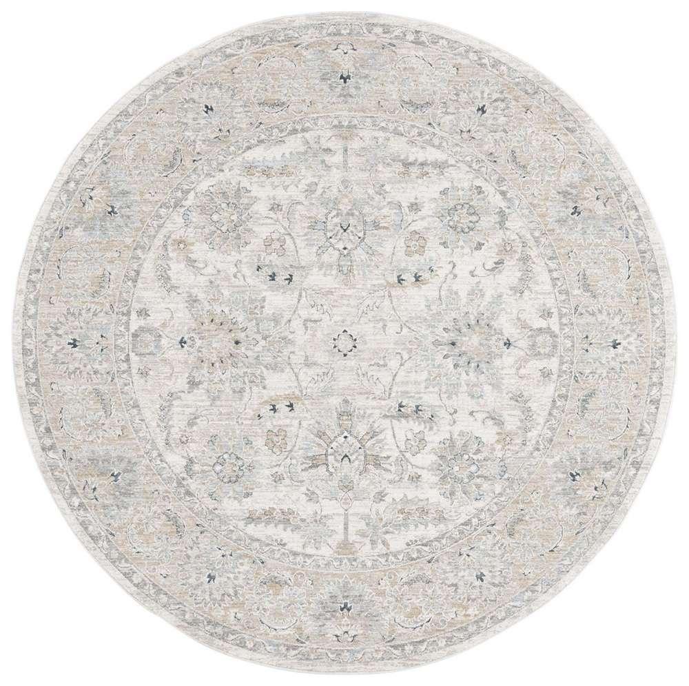 Lauren Ralph Lauren - 1757 Rug - 6-7in X 6-7in Round - Ivory / Gold veiw 1