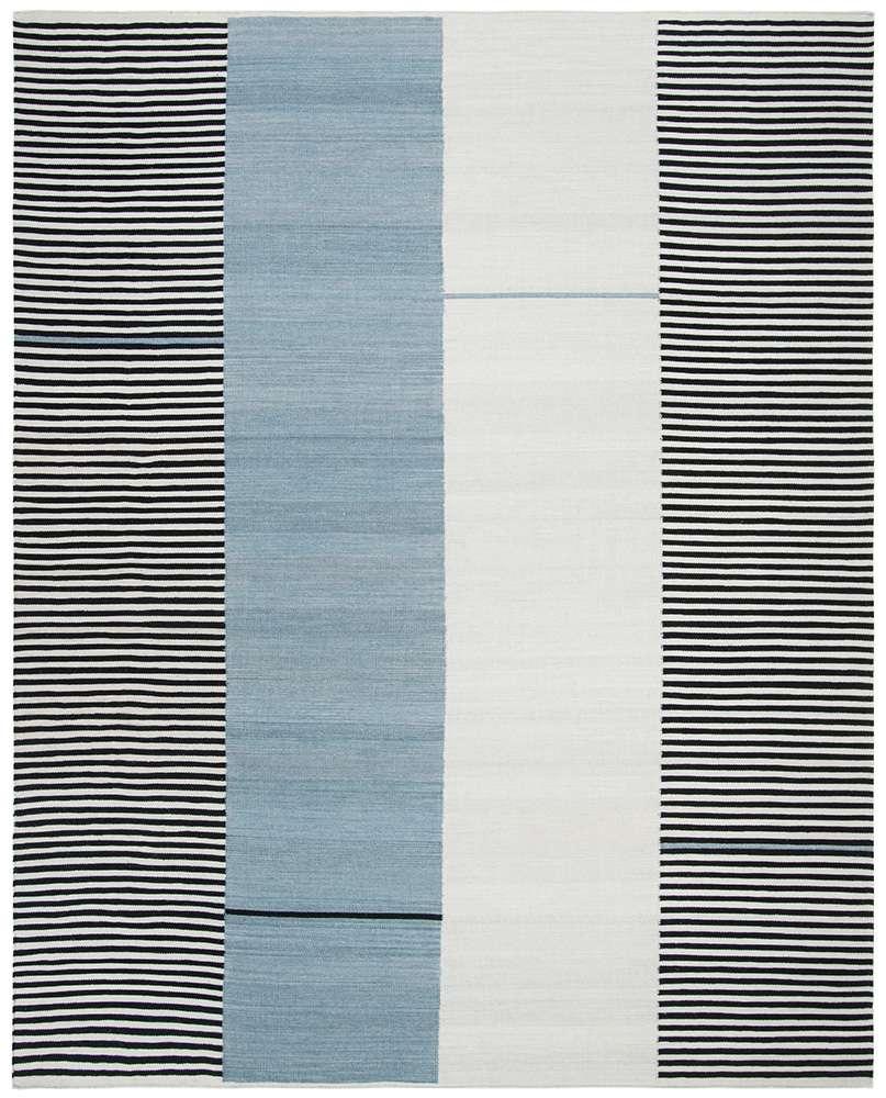 Lauren Ralph Lauren - Aryn Stripe Rug - 6 X 9 - Slate veiw 1