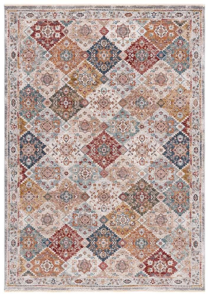 Lauren Ralph Lauren - Ashington Rug - 5 X 7 - Ivory / Blue Rust veiw 1