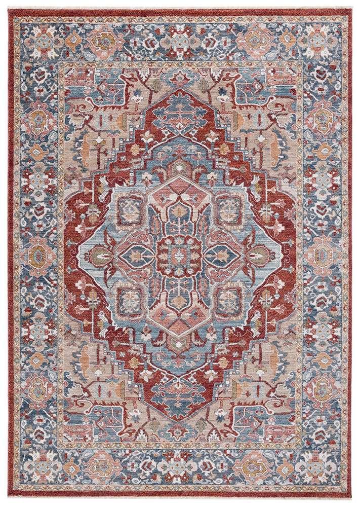 Lauren Ralph Lauren - 1413 Rug - 5 X 7 - Beige / Blue Red veiw 1