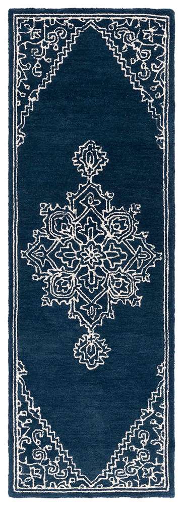 Lauren Ralph Lauren - 6604 Rug - 2-3in X 7 - Navy / Ivory veiw 1