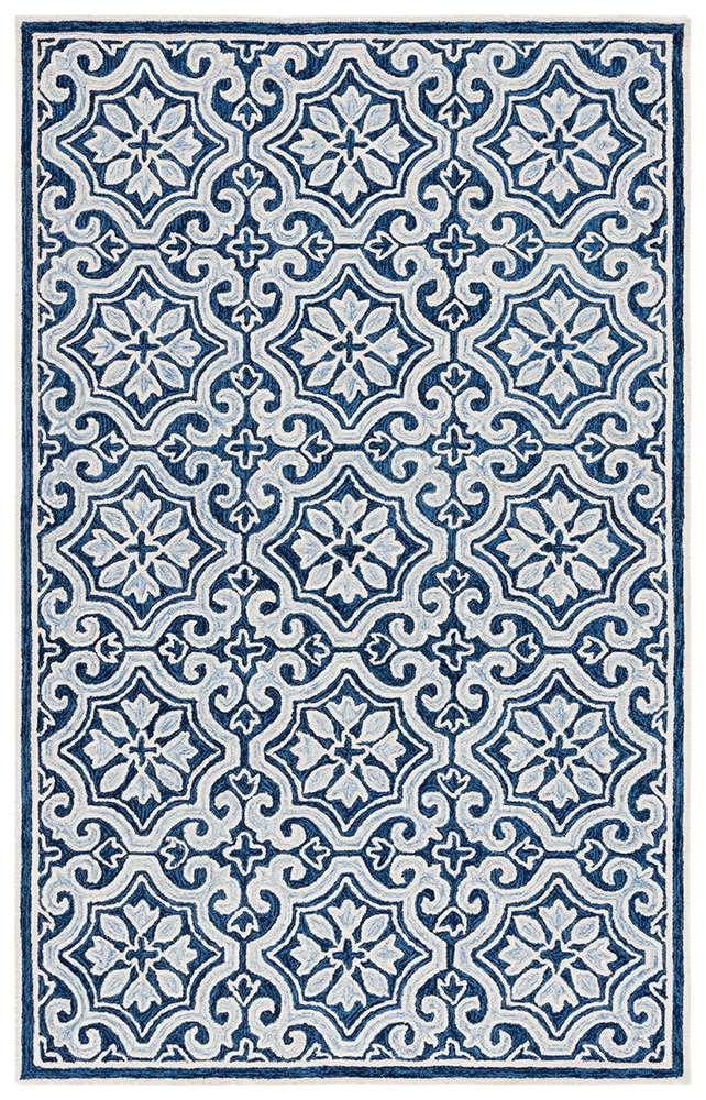 Lauren Ralph Lauren - 6944 Rug - 5 X 8 - Dark Navy / Ivory veiw 1