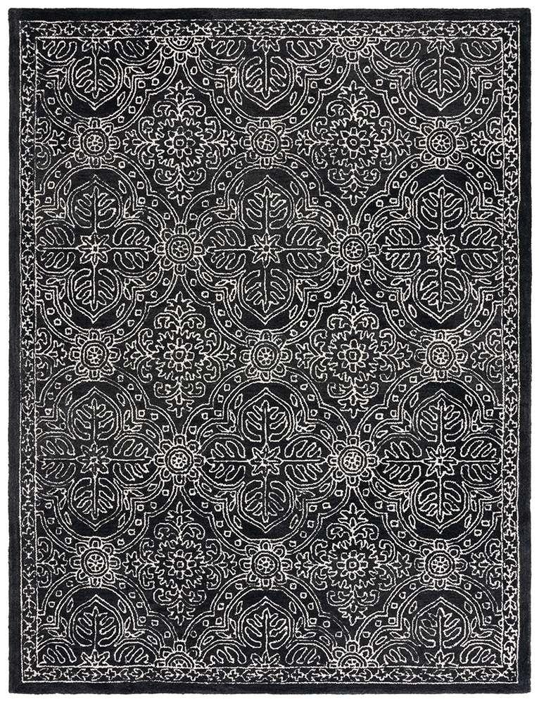 Lauren Ralph Lauren - Etienne Rug - 8 X 10 - Black / Ivory veiw 1