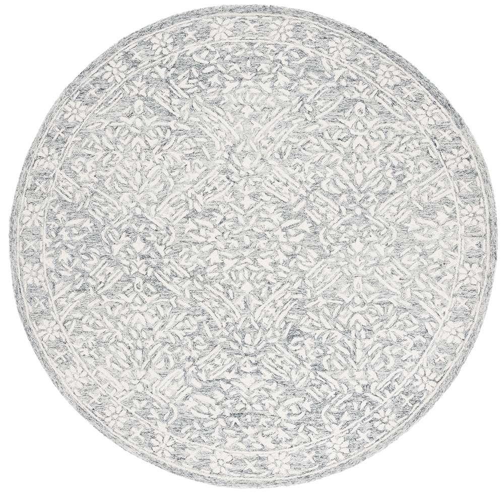 Lauren Ralph Lauren - Olivier Rug - 7 X 7 Round - Grey / Ivory veiw 1