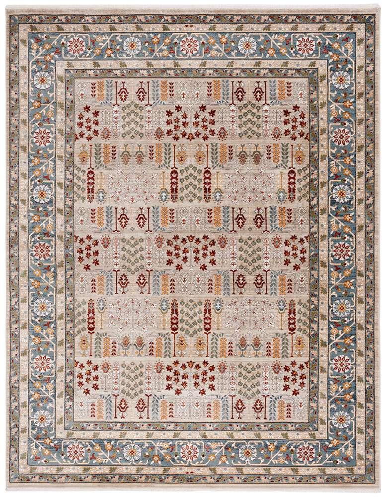 Lauren Ralph Lauren - 1112 Rug - 7-9in x 9-6inRECTANGLE - Beige / Blue veiw 1
