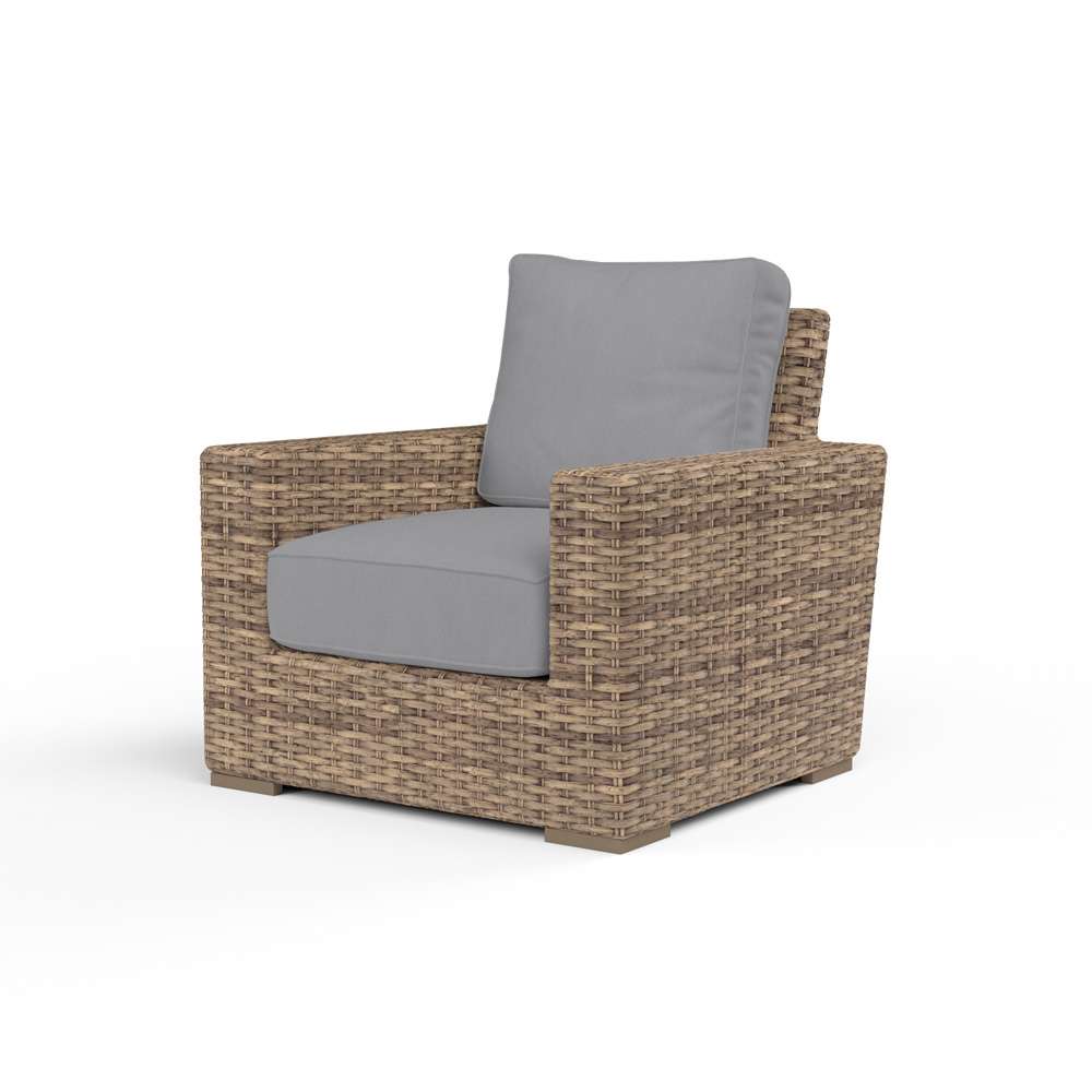 Sunset West - Havana Club Chair in Canvas Granite w/ Self Welt - SW1701-21-5402 veiw 1