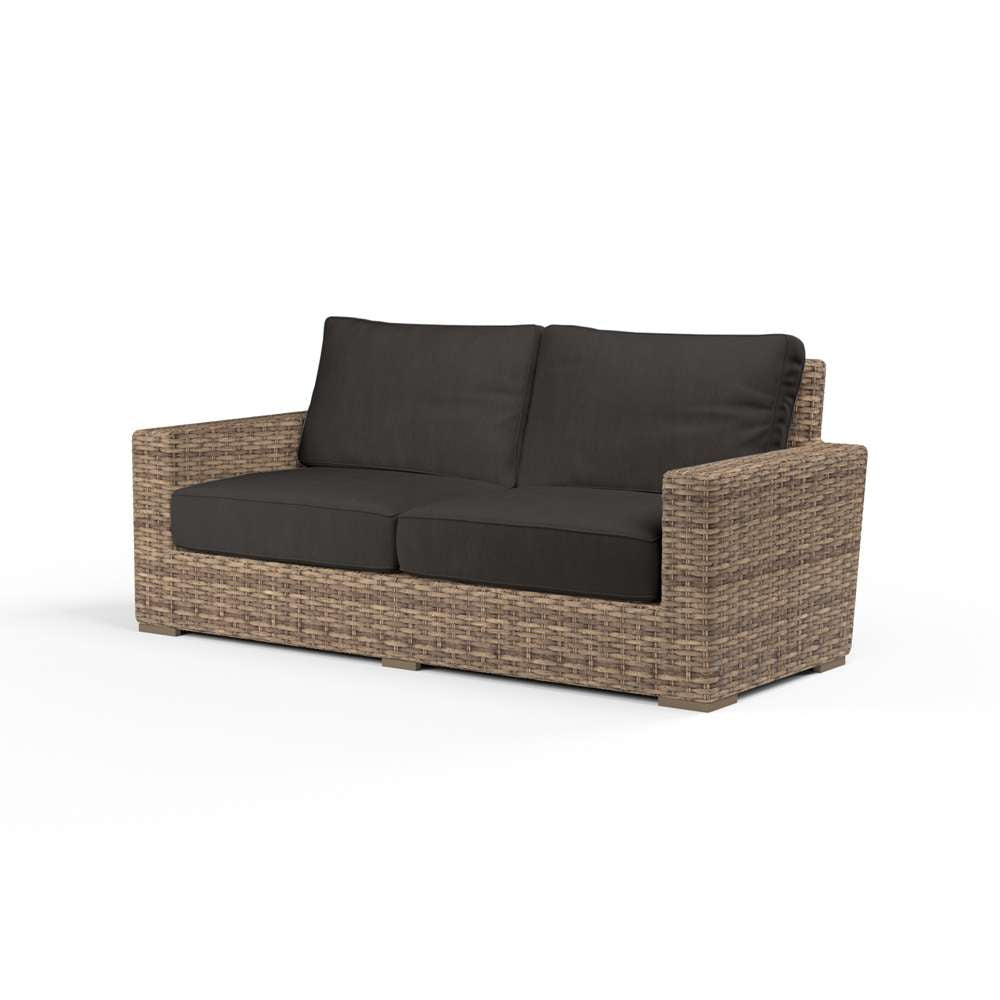 Sunset West - Havana Loveseat in Spectrum Carbon w/ Self Welt - SW1701-22-48085 veiw 1