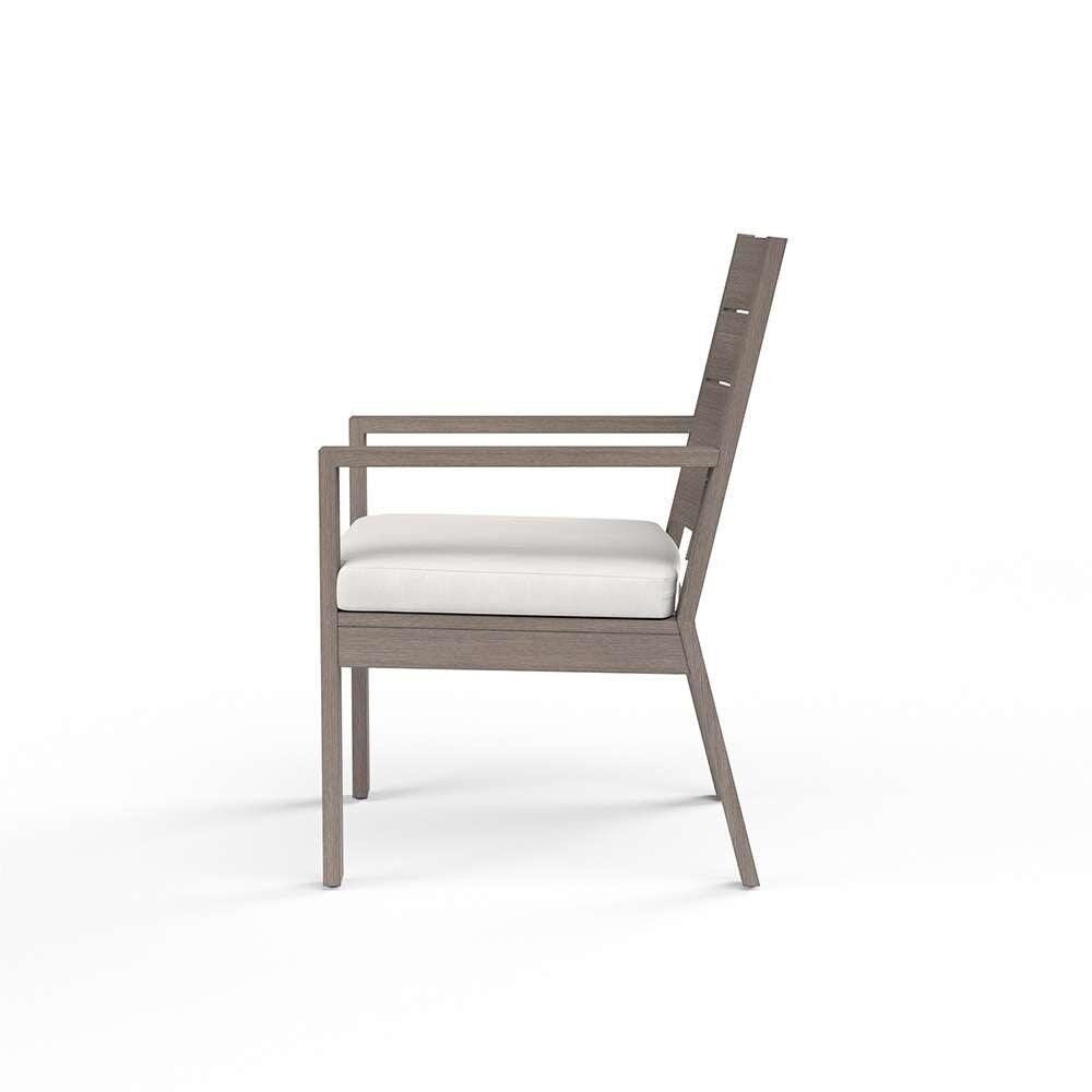 Sunset West - Laguna Dining Chair in Canvas Flax, No Welt - SW3501-1-FLAX-STKIT veiw 2