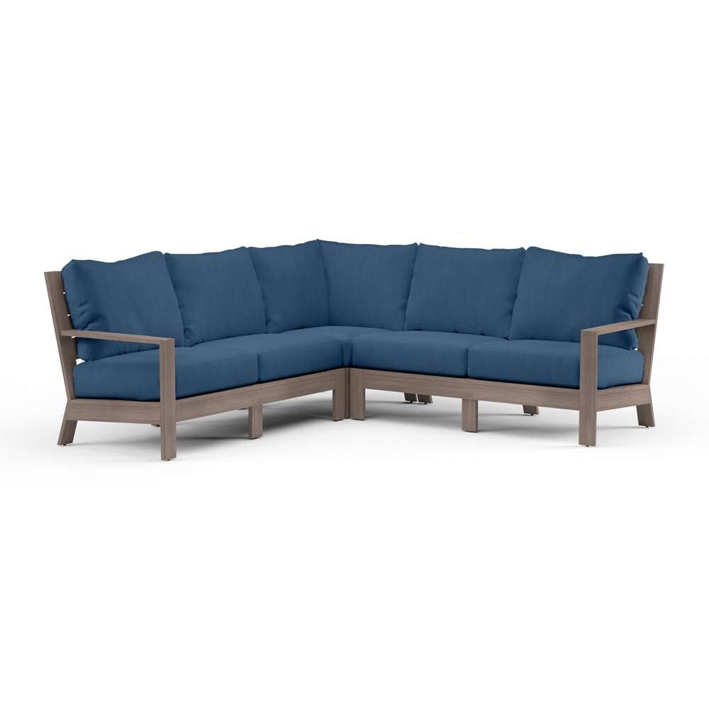 Sunset West - Laguna Sectional in Spectrum Indigo, No Welt - SW3501-SEC-48080 veiw 1