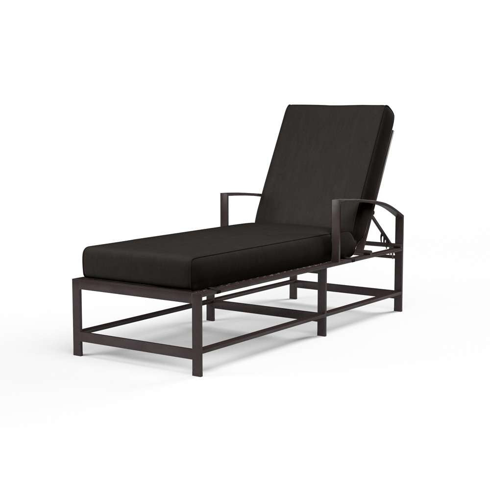 Sunset West - La Jolla Chaise in Spectrum Carbon w/ Self Welt - SW401-9-48085 veiw 1