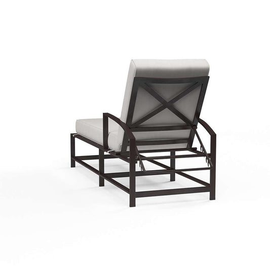 Sunset West - La Jolla Chaise in Canvas Flax w/ Self Welt - SW401-9-FLAX-STKIT veiw 2