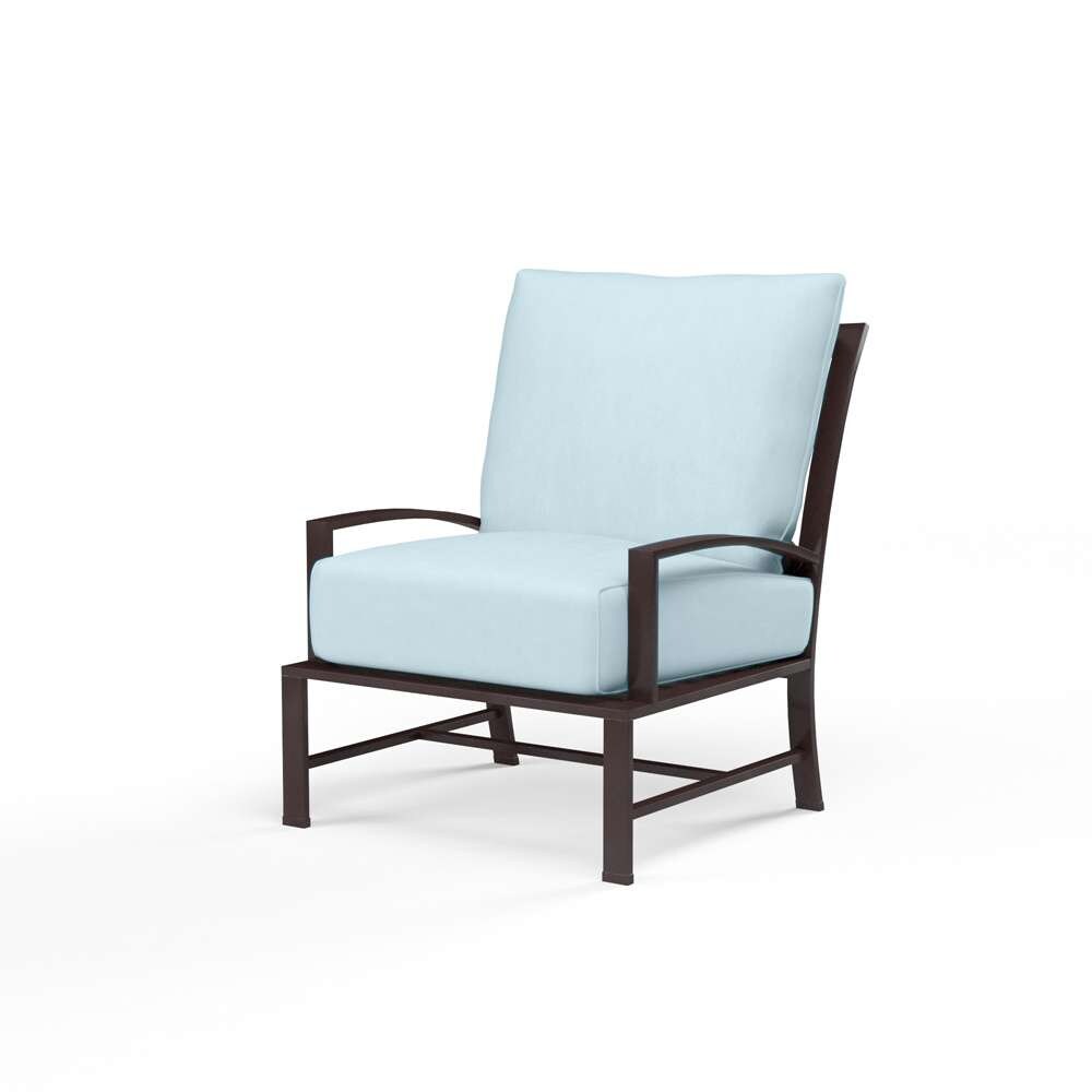 Sunset West - La Jolla Club Chair in Canvas Skyline w/ Self Welt - SW401-21-14091 veiw 1