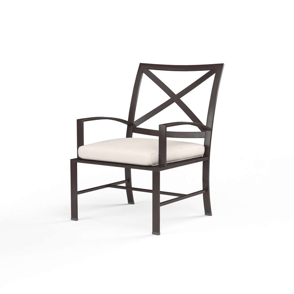Sunset West - La Jolla Dining Chair in Canvas Natural w/ Self Welt - SW401-1-5404 veiw 1