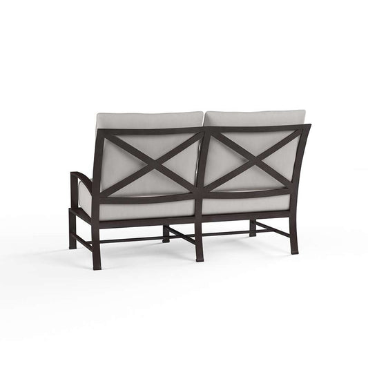 Sunset West - La Jolla Loveseat in Canvas Flax w/ Self Welt - SW401-22-FLAX-STKIT veiw 2