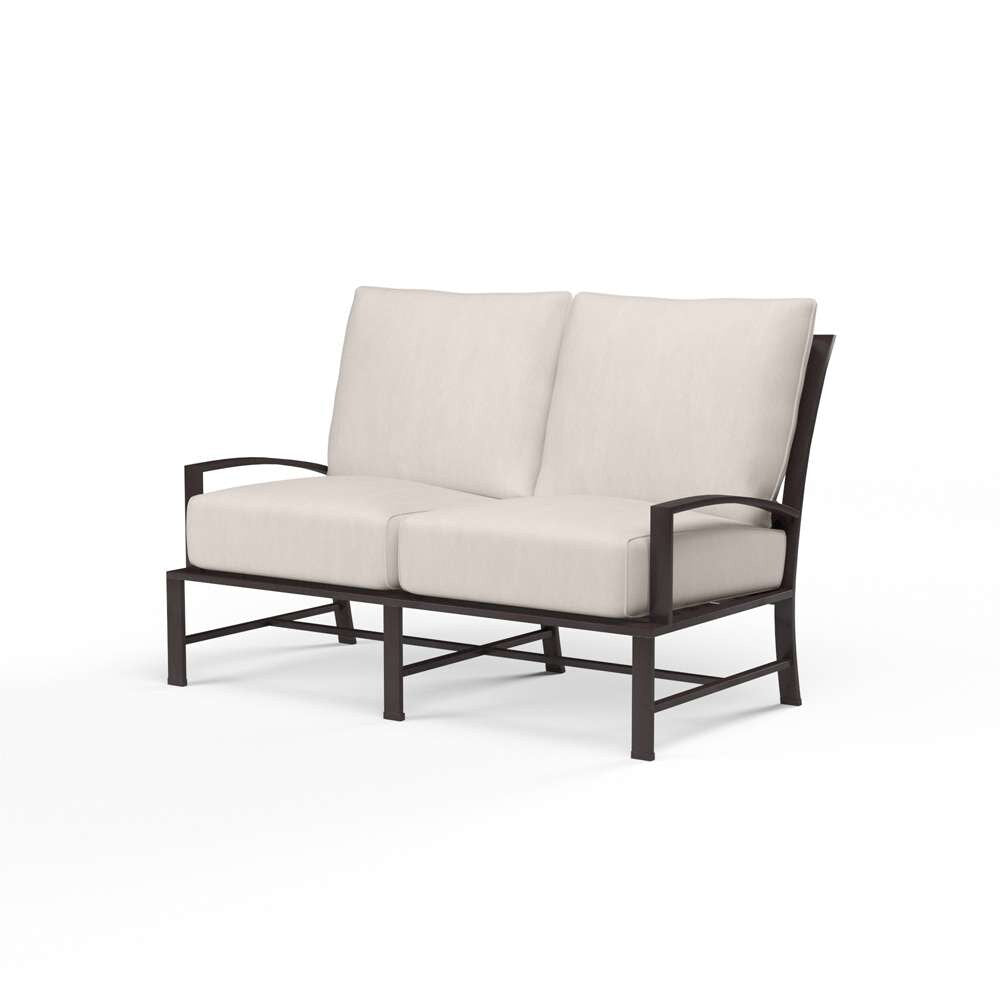 Sunset West - La Jolla Loveseat in Canvas Natural w/ Self Welt - SW401-22-5404 veiw 1